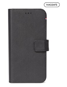 Knížkové pouzdro pro iPhone 12 Pro Max - Decoded, Wallet with MagSafe Black
