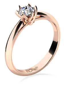 Couple Zlatý dámský prsten Lucille 6864239-4-57-1 Velikost prstenu: 52