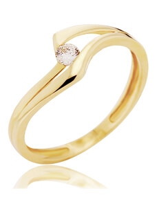 Couple Zlatý dámský prsten Eloise 4515047 Velikost prstenu: 58