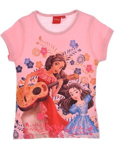 BASIC ELENA FROM AVALOR SVĚTLE RŮŽOVÉ DÍVČÍ TRIČKO S POTISKEM Růžová