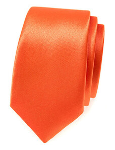 Úzká kravata Avantgard - oranžová 551-783-0