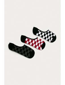 Ponožky Vans ( 3-pak) černá barva, VN000XTTRLM1-RED/WHT/CH