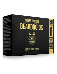Angry Beards Beardroids - vitamíny na růst vousů - 60 kapslí
