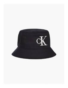 Calvin Klein Jeans pánský černý klobouk MESH MONO BUCKET