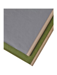 Monograph Oboustranný balicí papír Craft zelená