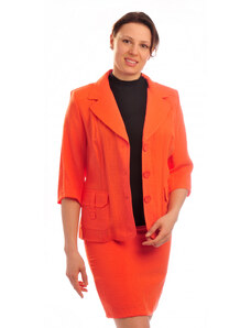 Krymar BE008 - dámská lněná sukně oranžová