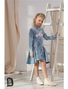 Dívčí šaty All for kids soft jeans