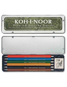 Mechanické pastelky Koh-i-noor - tužky 5217 v plechu 6 ks