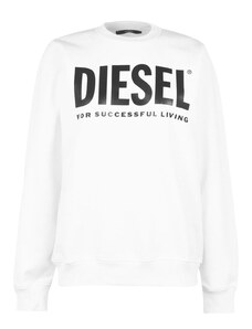 Dámská mikina Diesel Logo Crew Bílá