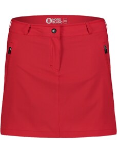 Nordblanc Červená dámská sportovní šortko-sukně ENIGMATIC