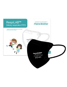 RespiLAB Dětský respirátor FFP2 (10ks) Černý