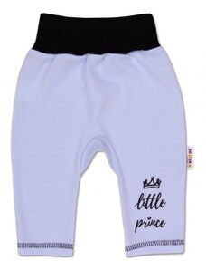 Baby Nellys Bavlněné tepláčky, Little Prince - modré