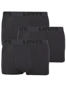 3PACK pánské boxerky Levis černé (905042001 001)