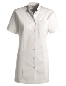 Kentaur 1330 zdravotnické šaty dámské krátký rukáv - barva bílá, velikost 40