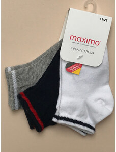 Maximo Dětské ponožky jednobarevné (3 páry)