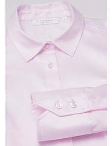 Dámská Fitted slim neprosvítající růžová NON IRON košile s dlouhým rukávem ETERNA 100% bavlna