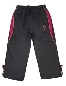 Dětské sportovní šusťákové kalhoty Kugo Šedo-růžové č. 98