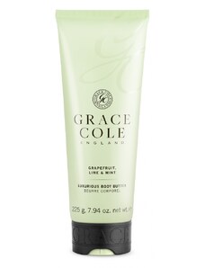 Grace Cole Tělové máslo - Grapefruit, limetka a máta, 225g