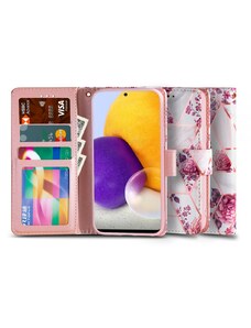 Ochranné pouzdro pro Samsung Galaxy A72 5G - Tech-Protect, Wallet Floral