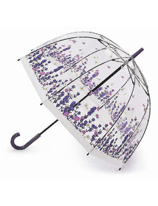 Fulton dámský průhledný deštník Birdcage 2 FLOWER FIELD L042