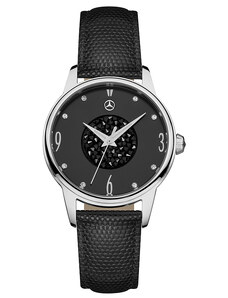 Mercedes-Benz Dámské náramkové hodinky Glamour Mark 2 stříbrno-černé B66041922