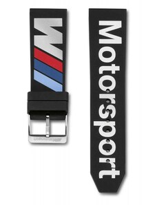 BMW Silikonový pásek do Apple Watch - černý 80265A0A715