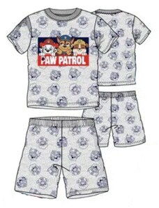 Sun City Letní bavlněné chlapecké pyžamo Tlapková patrola / Paw Patrol - šedé