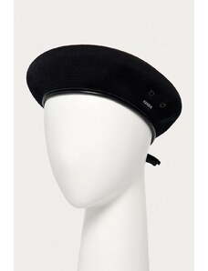 Baret Kangol černá barva, 0284KG.BK001-BK001