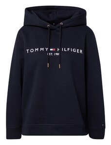 TOMMY HILFIGER Mikina marine modrá / noční modrá / červená / bílá