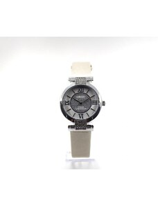 Slava Time Dámské bílé hodinky SLAVA s třpytivým ciferníkem SLAVA 10054