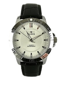 Slava Time Pánské hodinky SLAVA s bílým ciferníkem 10094 SLAVA 10094