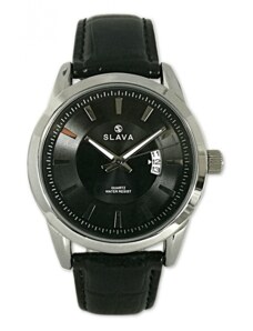 Slava Time Pánské robustní hodinky SLAVA ve stříbrném pouzdře SLAVA 10310