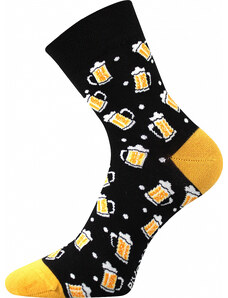 LONKA Ponožky barevné nápoj-půllitry 1 pár