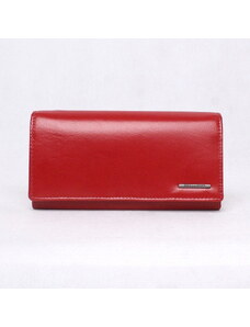 Červená kožená peněženka BELLUGIO (AD-21R-063M) + RFID