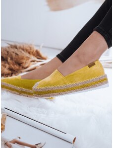 BASIC ŽLUTÉ SEMIŠOVÉ ESPADRILKY Žlutá