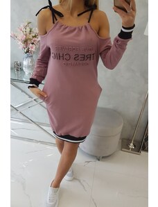 Kesi Mikinové šaty Tres tmavě růžové Barva: Růžová, Velikost: One size