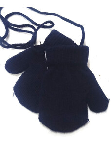Itálie rukavice kojenecké palcové se šňůrkou modré 16807.m
