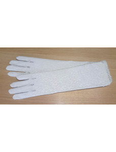 rukavice dámské, společenské, krajkové, bílé 48318.2