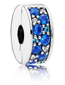 PANDORA korálek Modrá mozaiková zářivá elegance přívěšek