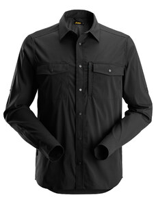 Snickers Workwear Košile funkční LiteWork s dlouhým rukávem černá vel. XS