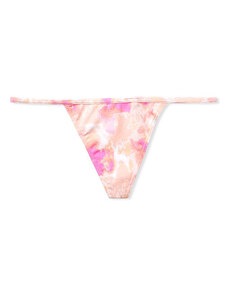Victoria's Secret sexy růžová batikovaná tanga Stretch Cotton V-string Panty