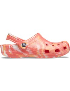 Dámské boty Crocs CLASSIC MARBLED broskvová