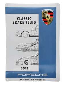 Porsche Plechová tabulka - Brake Fluid PCG04430501