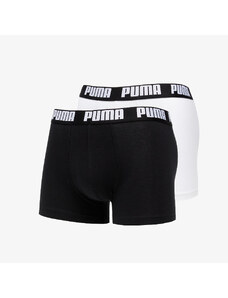 Boxerky Puma 2 Pack Basic Boxers White/ Black