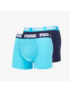 Boxerky Puma 2 Pack Basic Boxers Aqua/ Blue