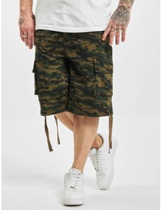 DEF Camo Cargo Shorts zelené camo