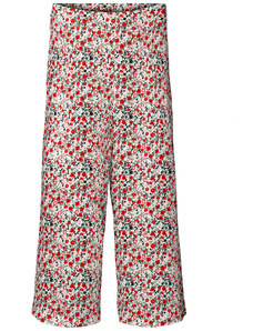 Vero Moda dámské volné květované kalhoty Simply béžové