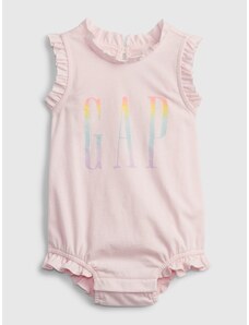 Baby body GAP logo Růžová