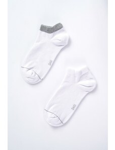 Dagi White Men's 2-Piece Booties Socks