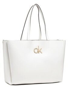 Calvin Klein, bílé kabelky se zlatým kováním - GLAMI.cz